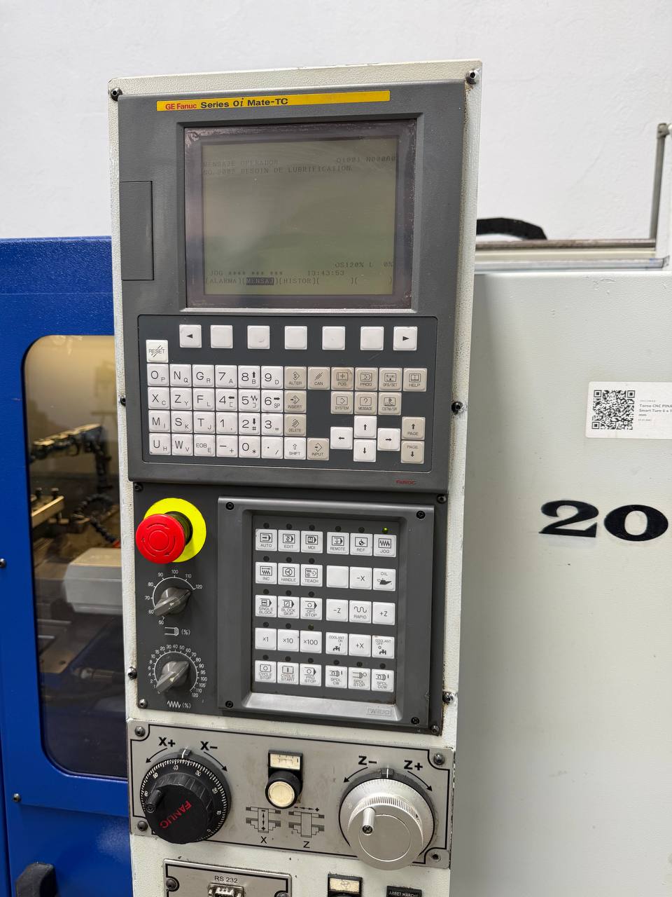 Pinacho Smart Turn 6 CNC Lathe 200 × 1000 mm with Fanuc OI Mate TC - Image 8