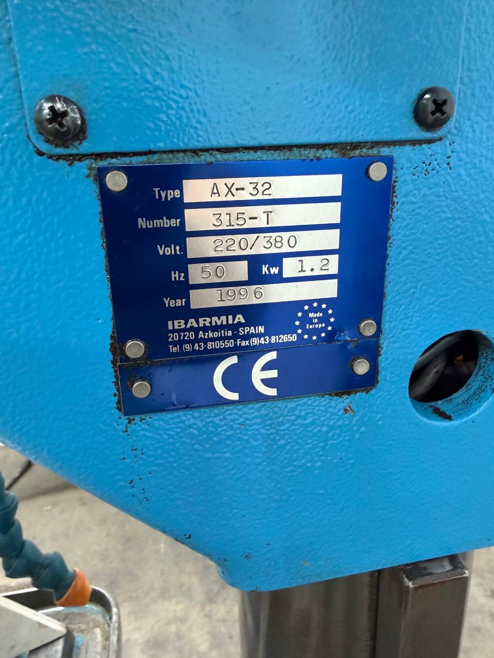Taladro de Columna Ibarmia AX 32 de Engranajes con Avance Automático - Imagen 7