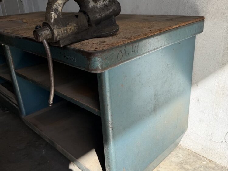 Heavy-Duty Heco Workbench 1800 mm with Two Bench Vices - Image 5